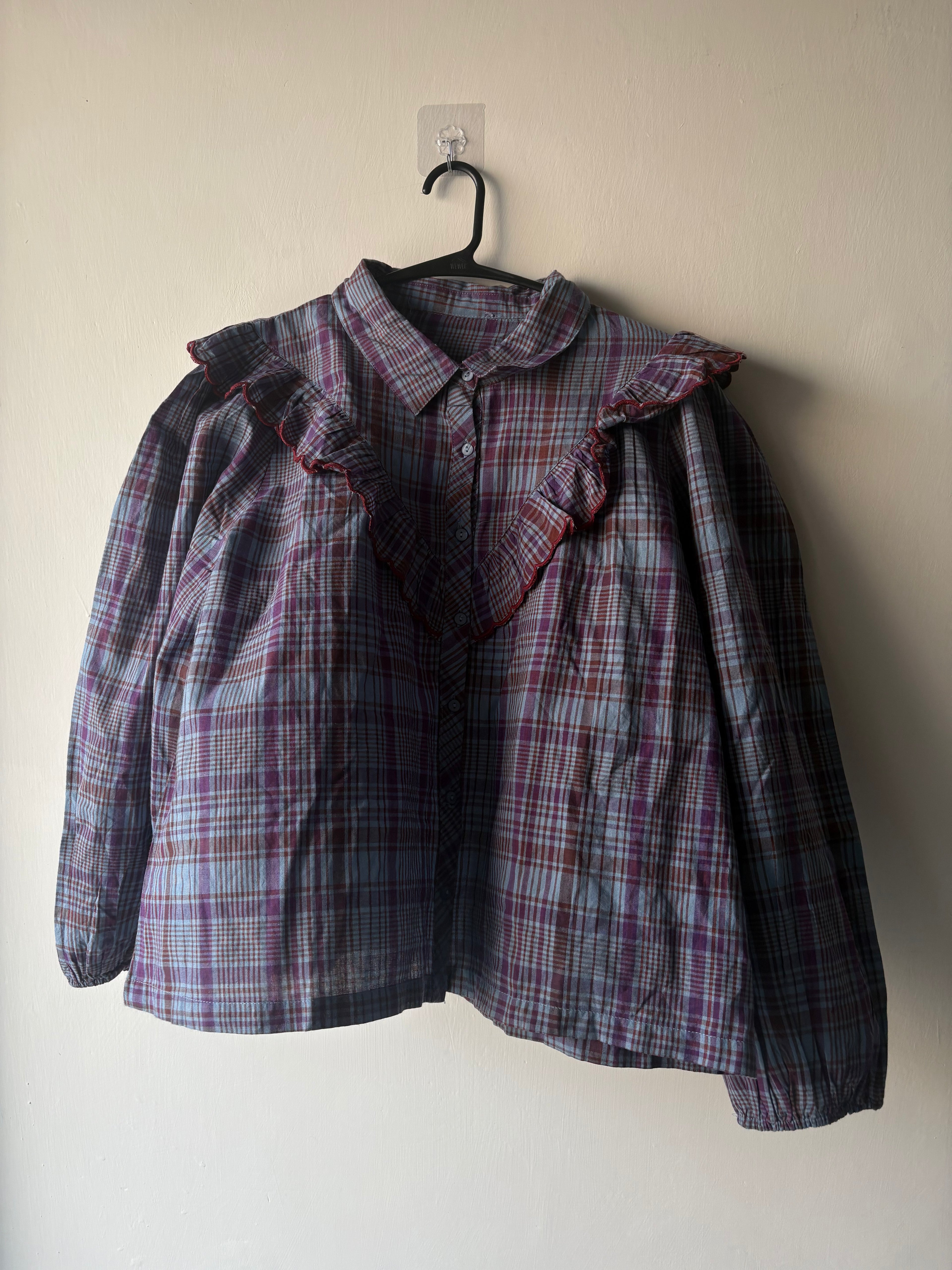 THE TINY BIG SISTER RUFFLE TOP XL