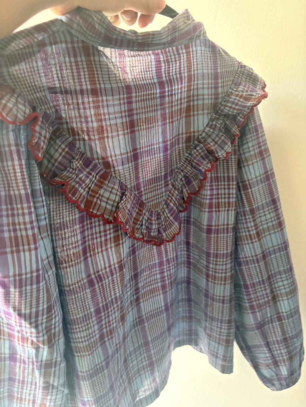 THE TINY BIG SISTER RUFFLE TOP XL