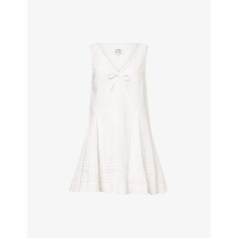 Damson madder Raven Mini Night Dress - white