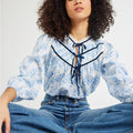 MILLE Colette Top - Blue Rose S/M