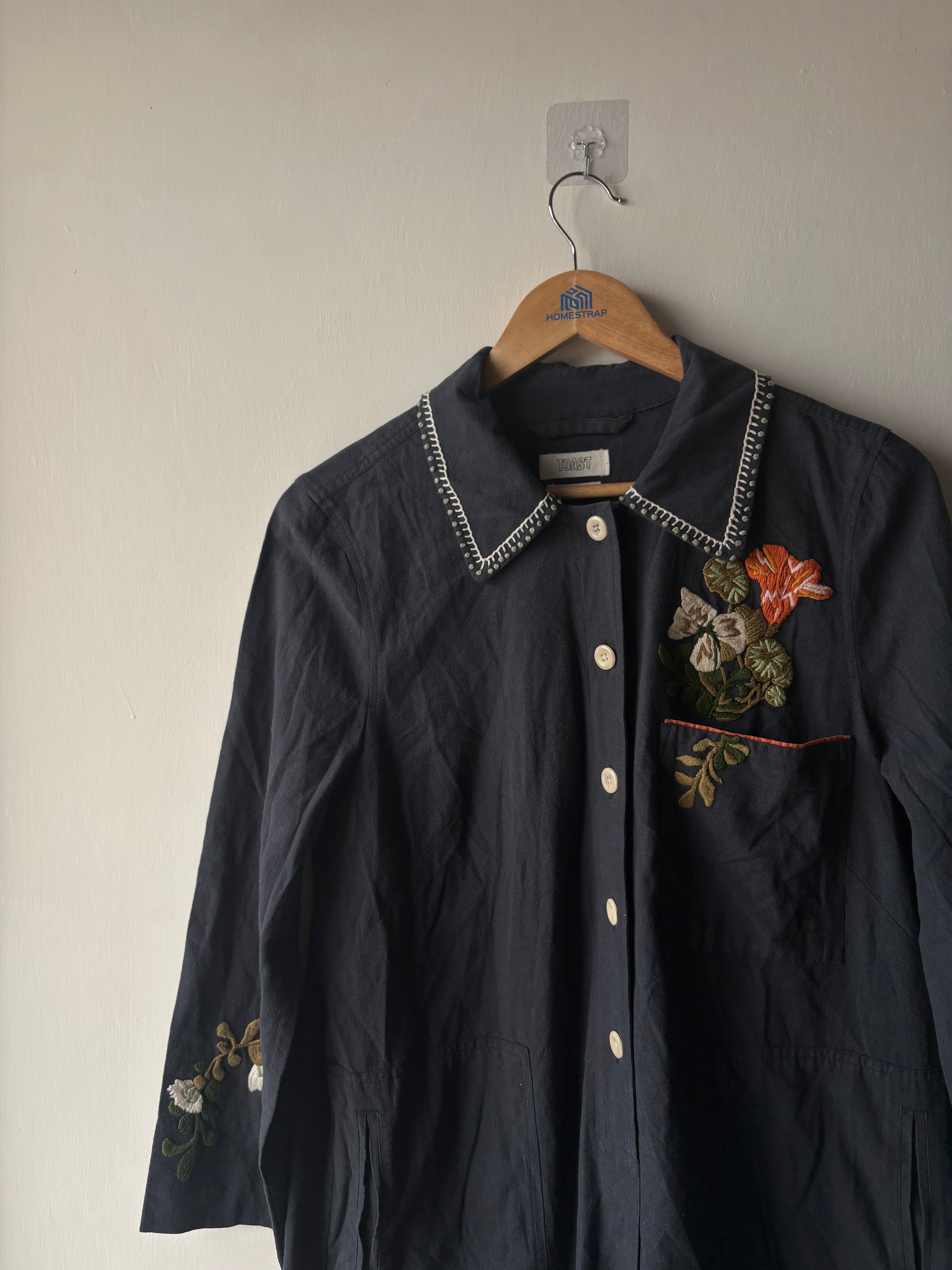 TOAST FLORAL EMBROIDERED DRESS