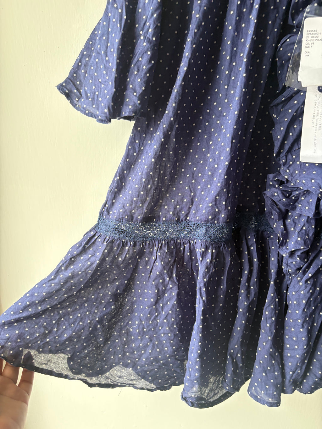 studio CLIP "Kin." BLUE DOTS SET OF 2 TOPS FS