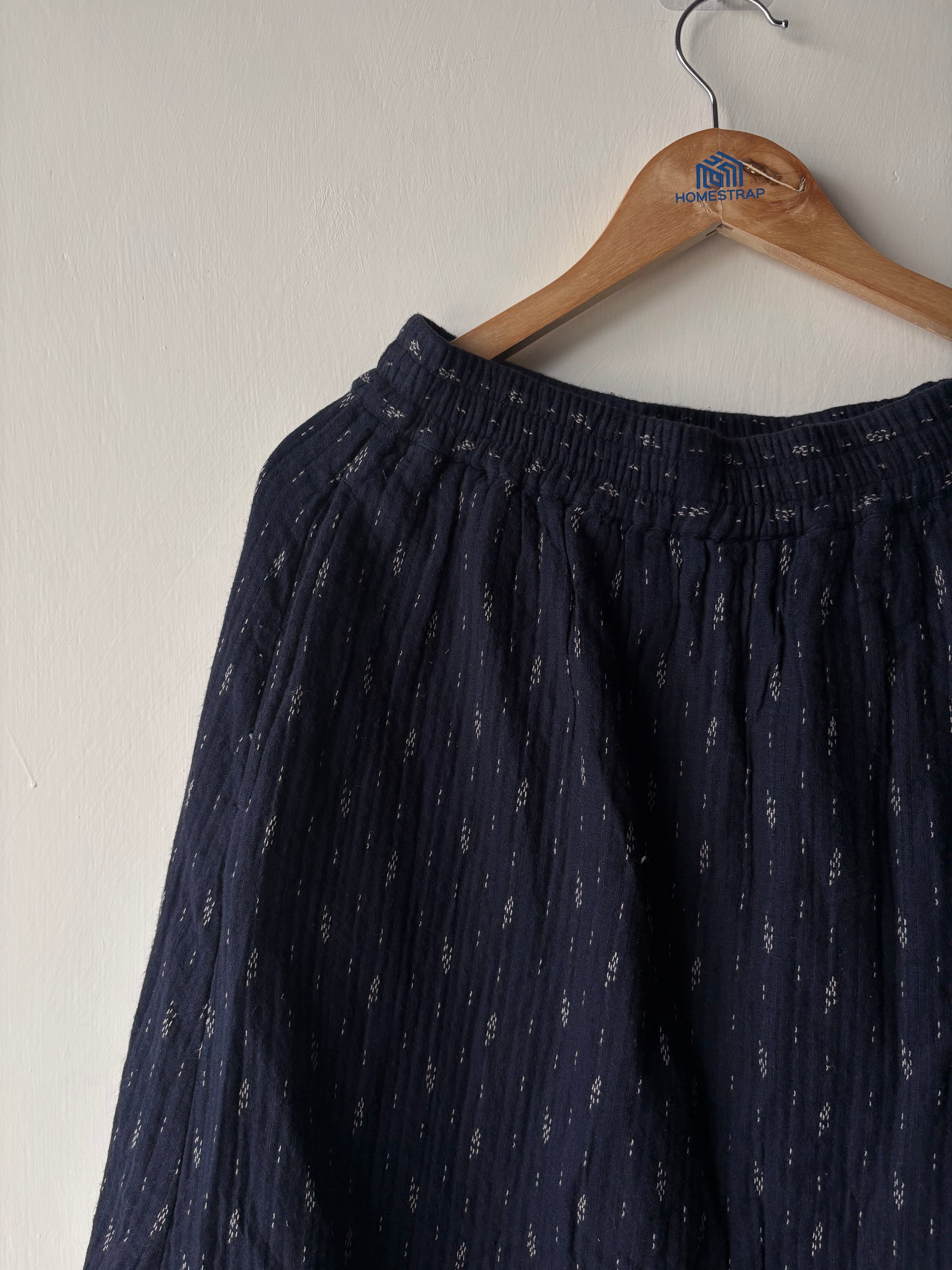 TOAST Dobby Stitch Cotton Skirt