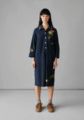 TOAST FLORAL EMBROIDERED DRESS