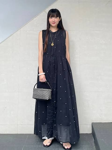 SHIPS WOMEN Cotton Organdy Embroidered Dress