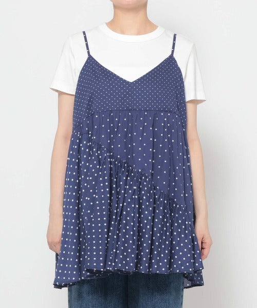 studio CLIP "Kin." BLUE DOTS SET OF 2 TOPS FS