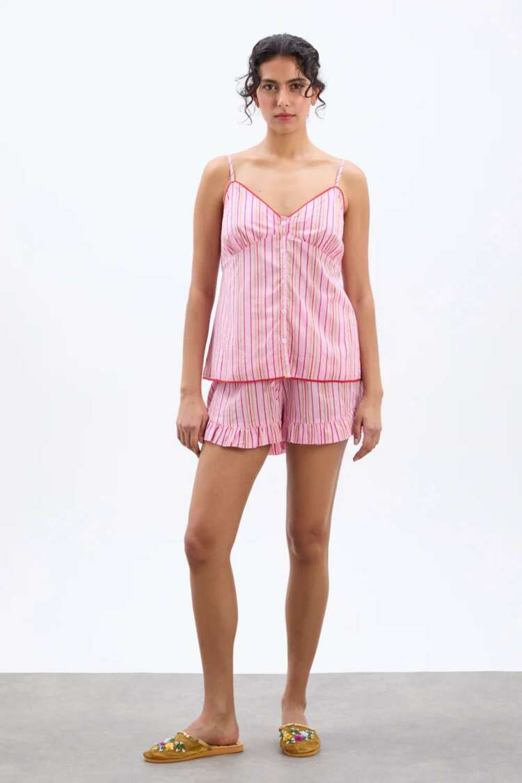 Damson Madder Cosima Strappy Cami set