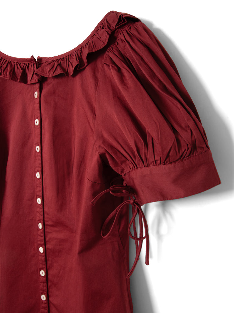 Damson Madder ANKE MINI DRESS RED PEAR