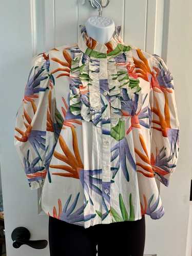 OLIPHANT PALM PRINT TOP S