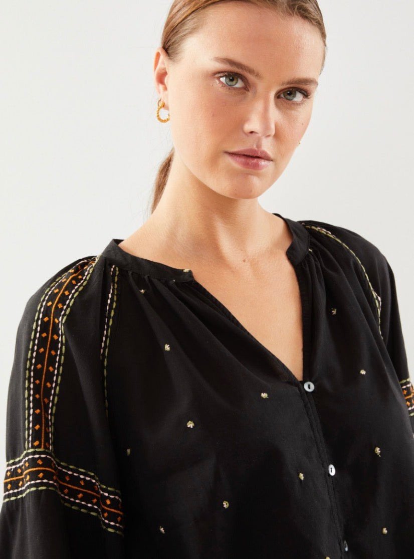 La Petite Etoile Women's Sloane Blouse – Black S