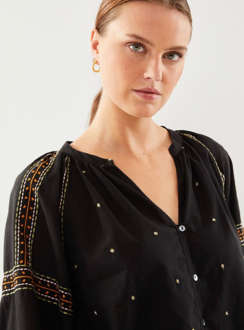 La Petite Etoile Women's Sloane Blouse – Black S