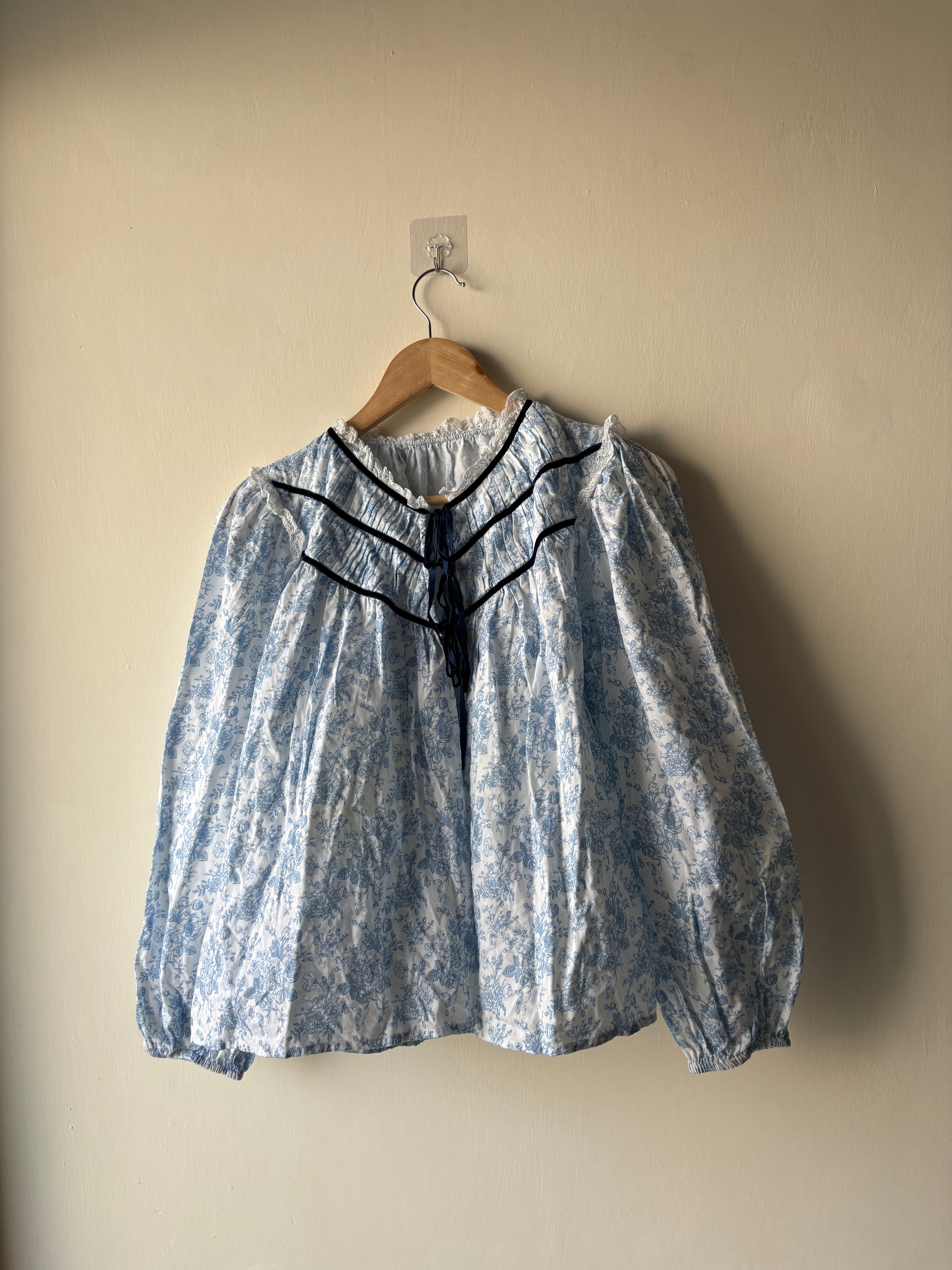 MILLE Colette Top - Blue Rose S/M