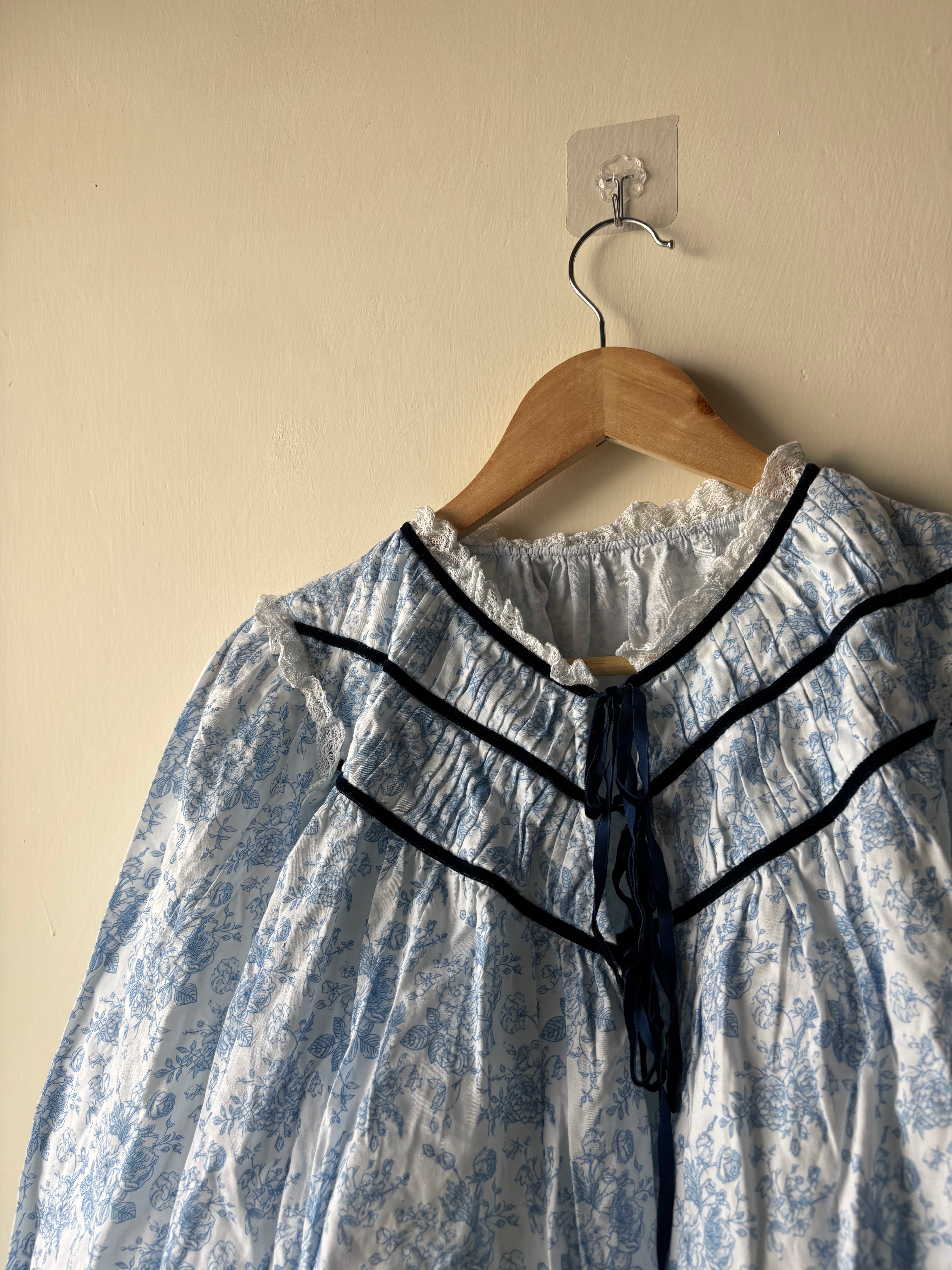 MILLE Colette Top - Blue Rose S/M