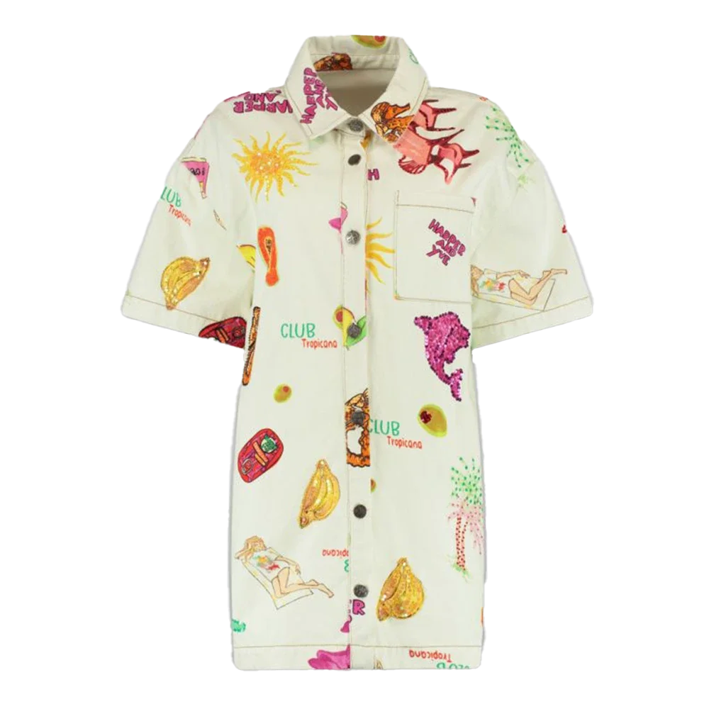 Harper And Yve TESSA-DR Pattern Blouse Dress Multi S