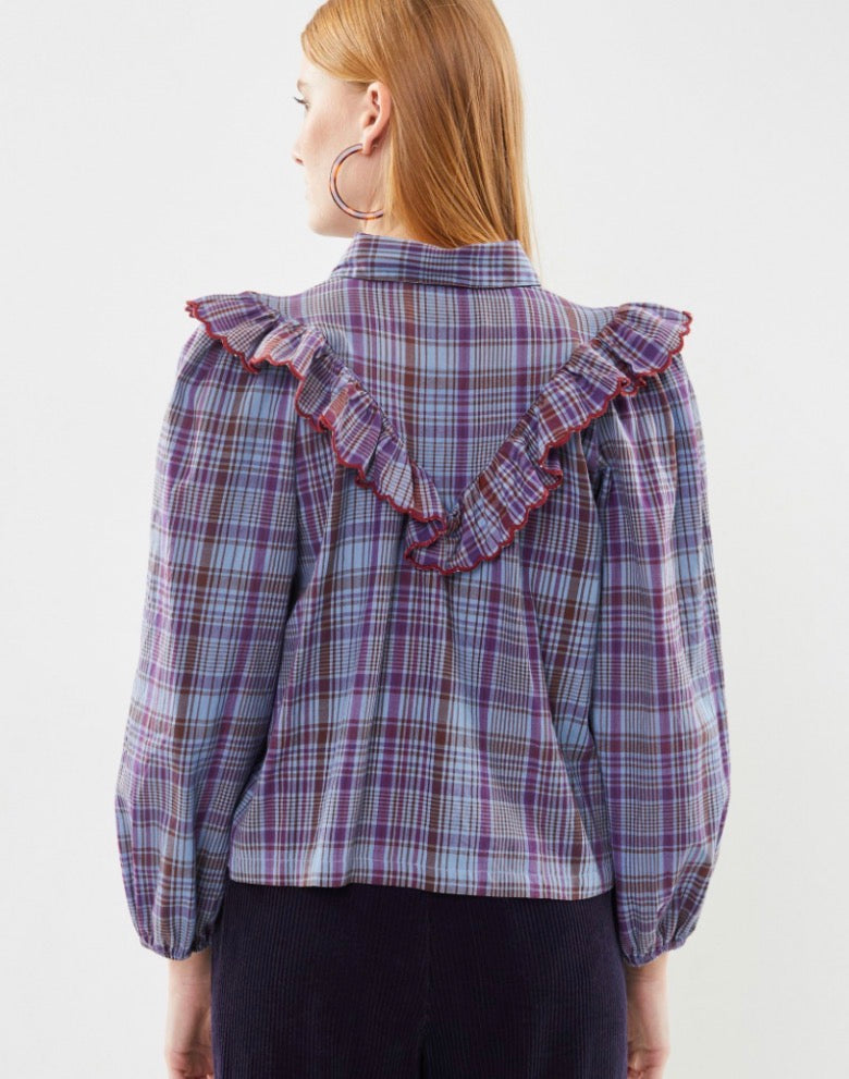 THE TINY BIG SISTER RUFFLE TOP XL
