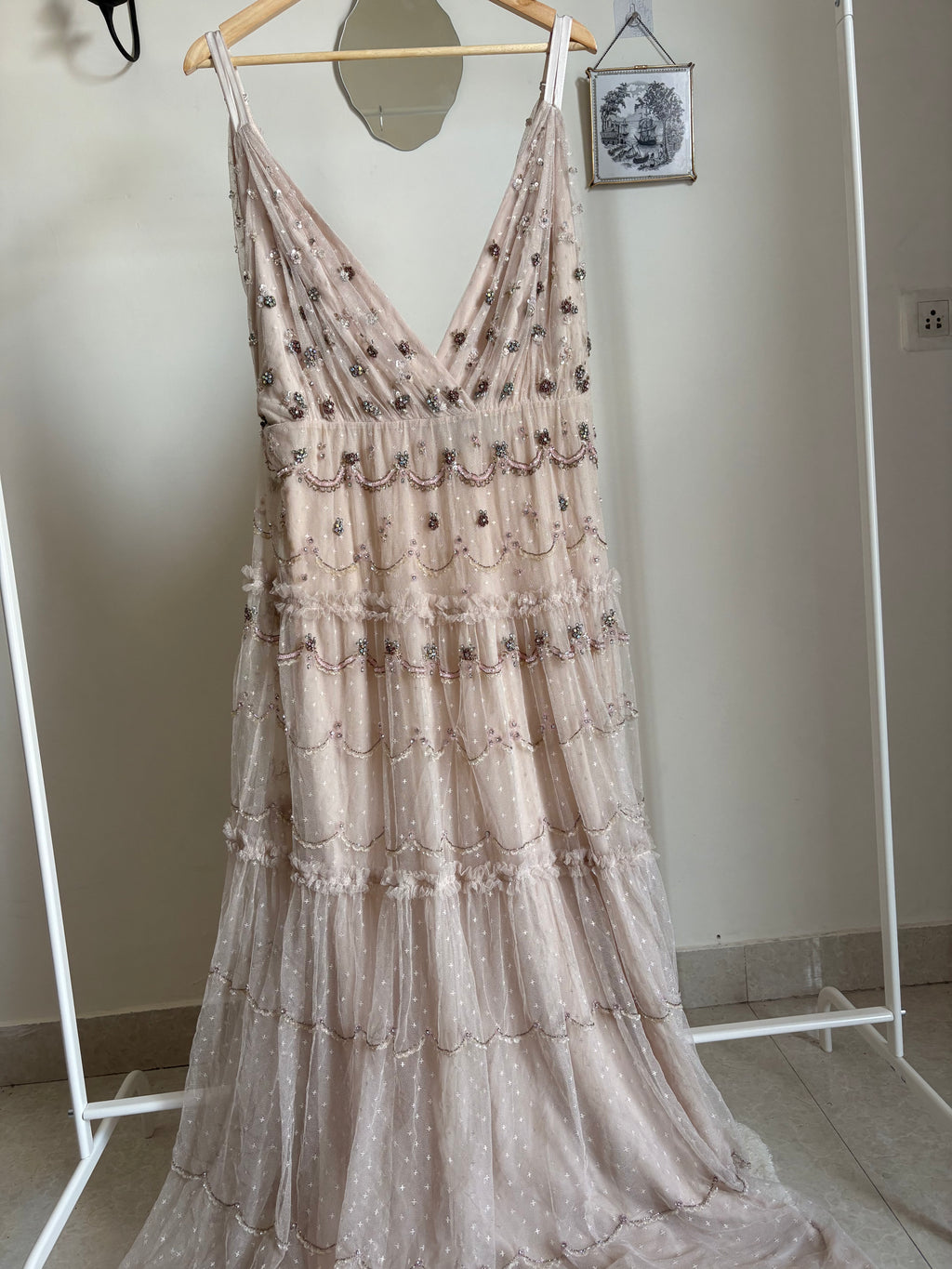 NEEDLE & THREAD Neve Embellished Gown