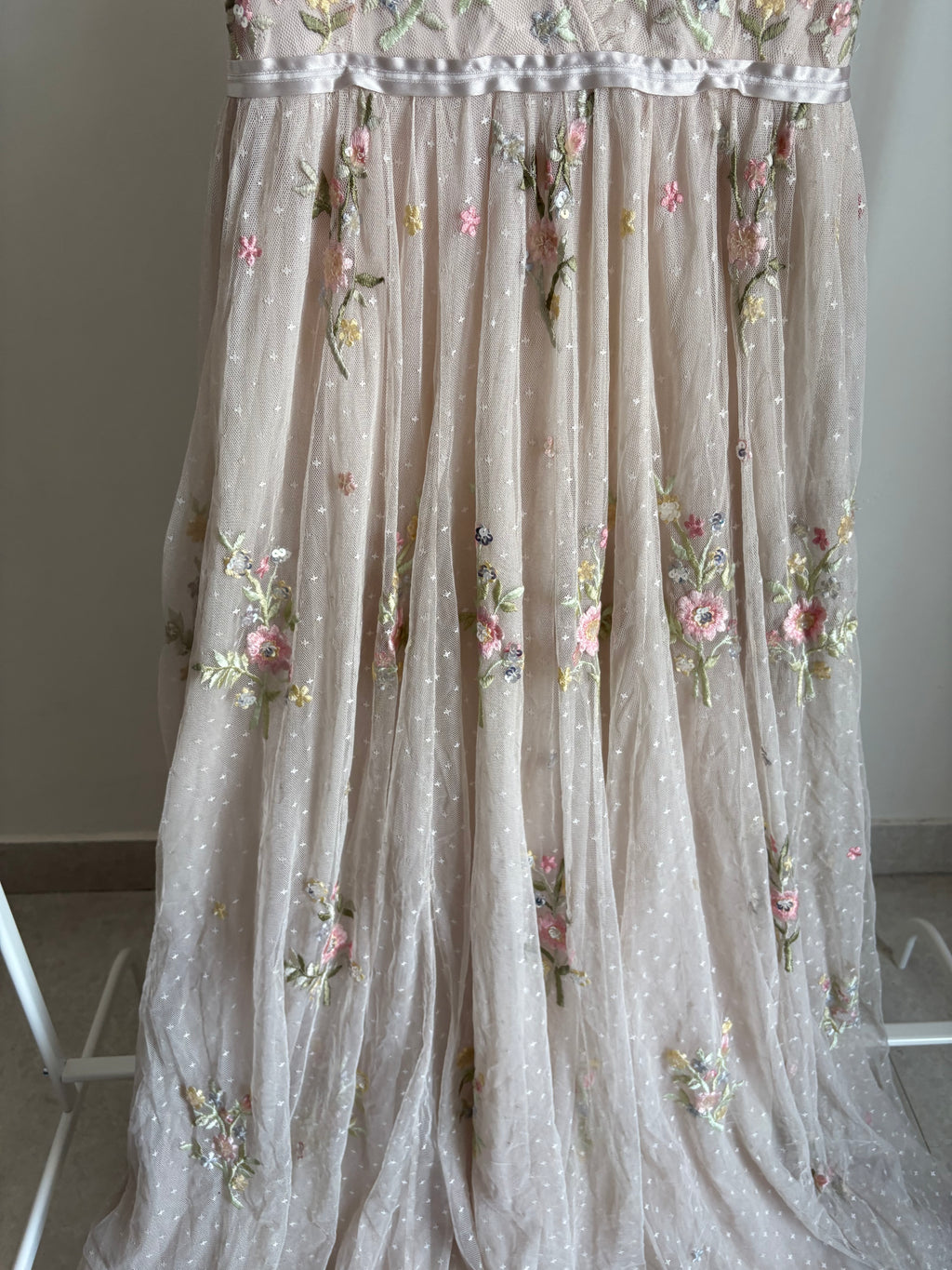 NEEDLE & THREAD Petunia Sequin Gown UK 10