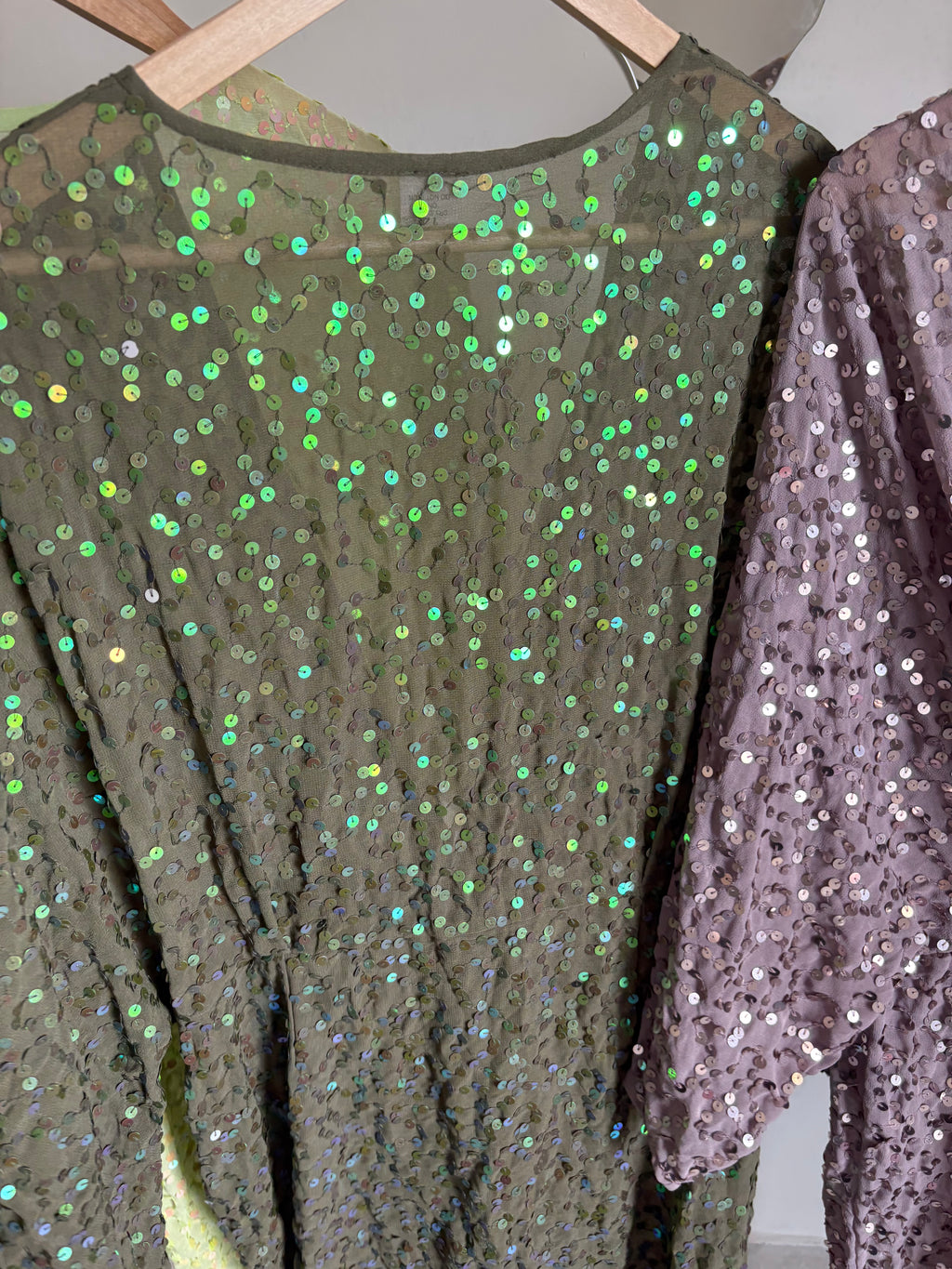 ASOS Design Sequin knot mini dress