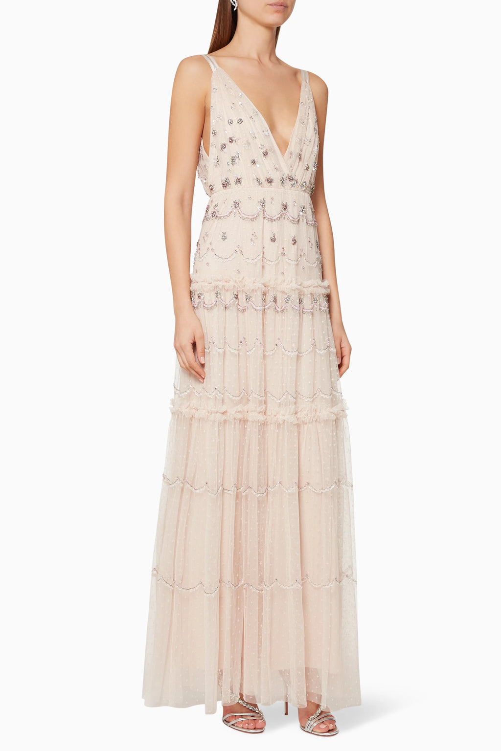 NEEDLE & THREAD Neve Embellished Gown