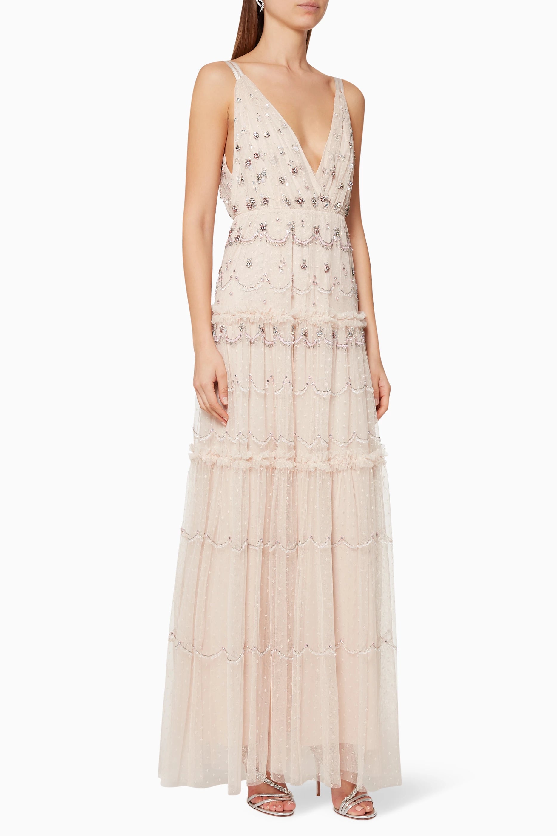 NEEDLE & THREAD Neve Embellished Gown