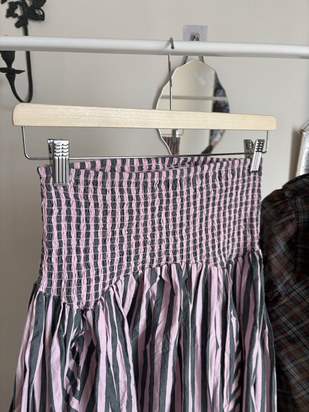 Damson Madder Layla Godet Midi Skirt XS-S