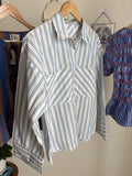 ANYDAY JOHN LEWIS STRIPED SHIRT M/L
