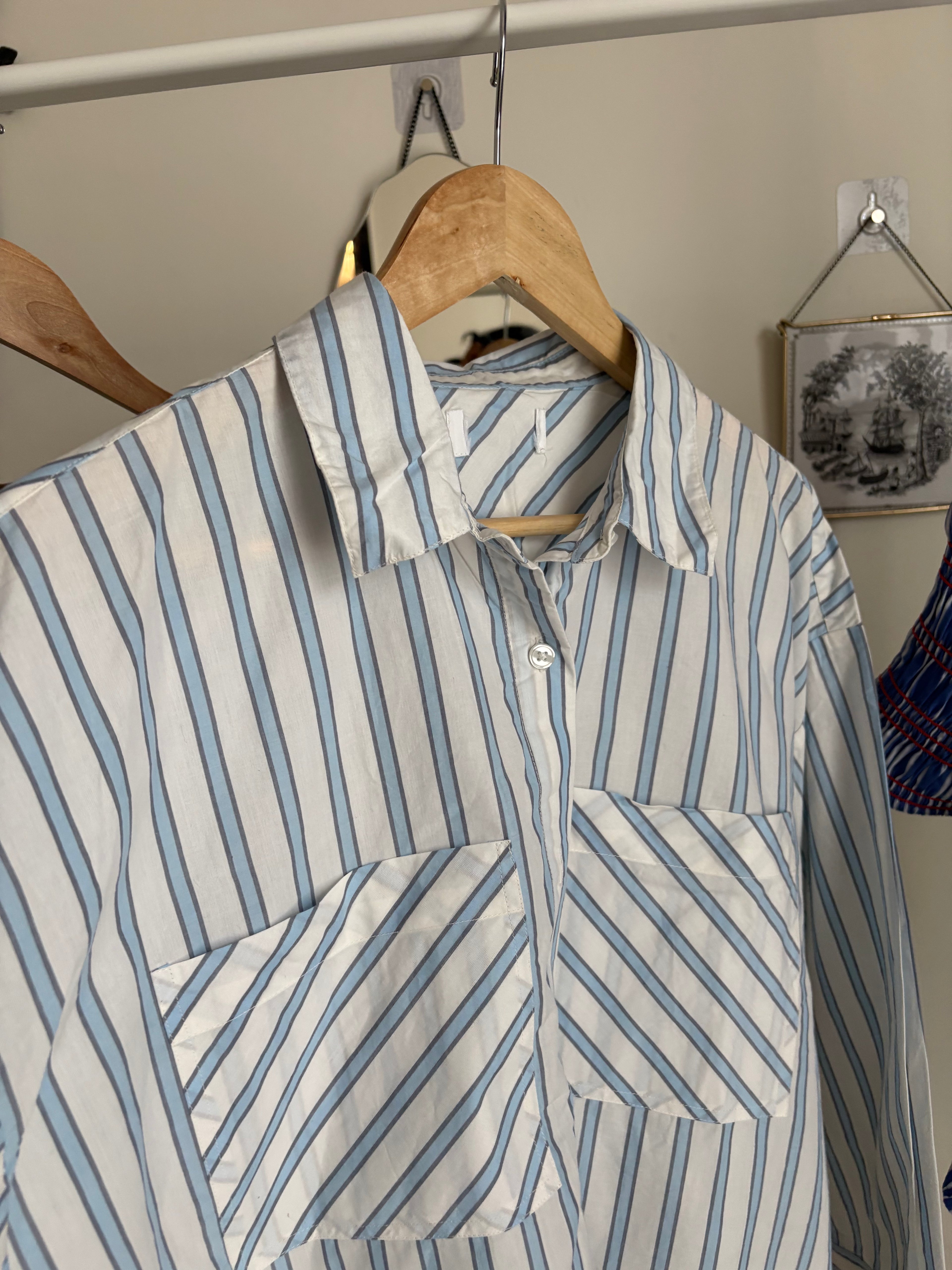 ANYDAY JOHN LEWIS STRIPED SHIRT M/L