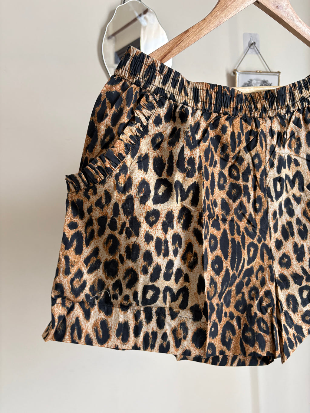 Damson Madder Leopard-Print Shorts XL
