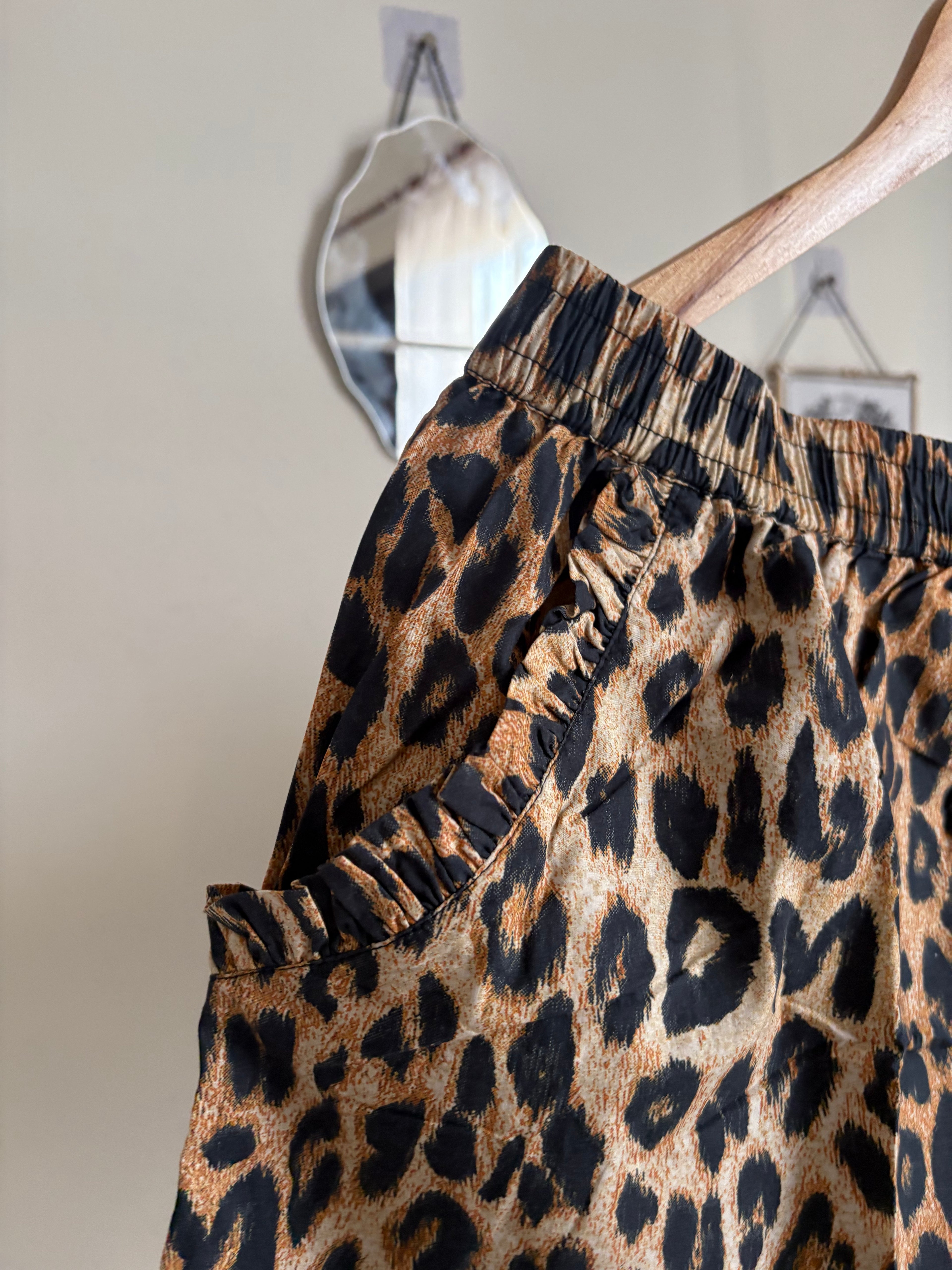 Damson Madder Leopard-Print Shorts XL