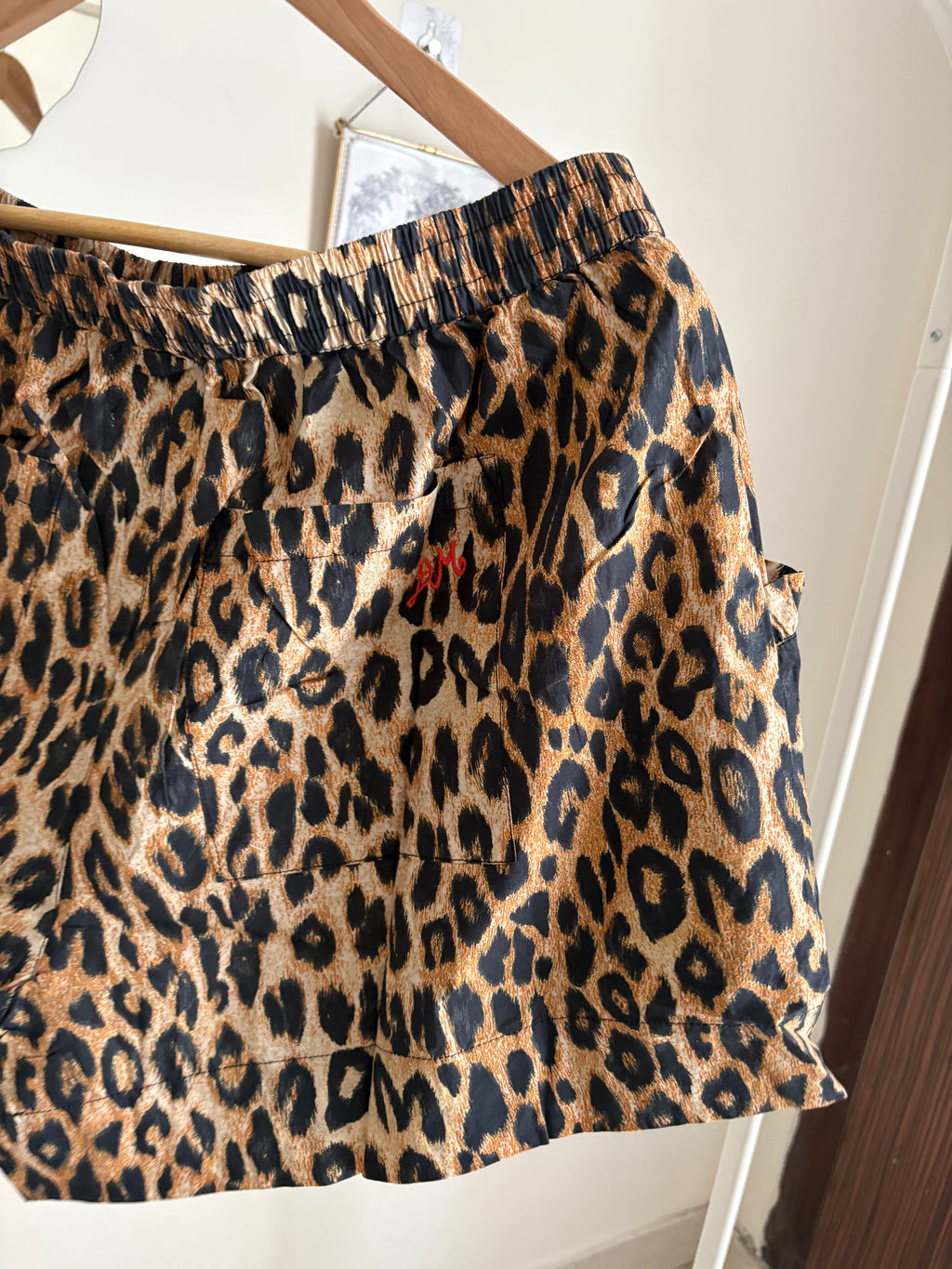 Damson Madder Leopard-Print Shorts XL