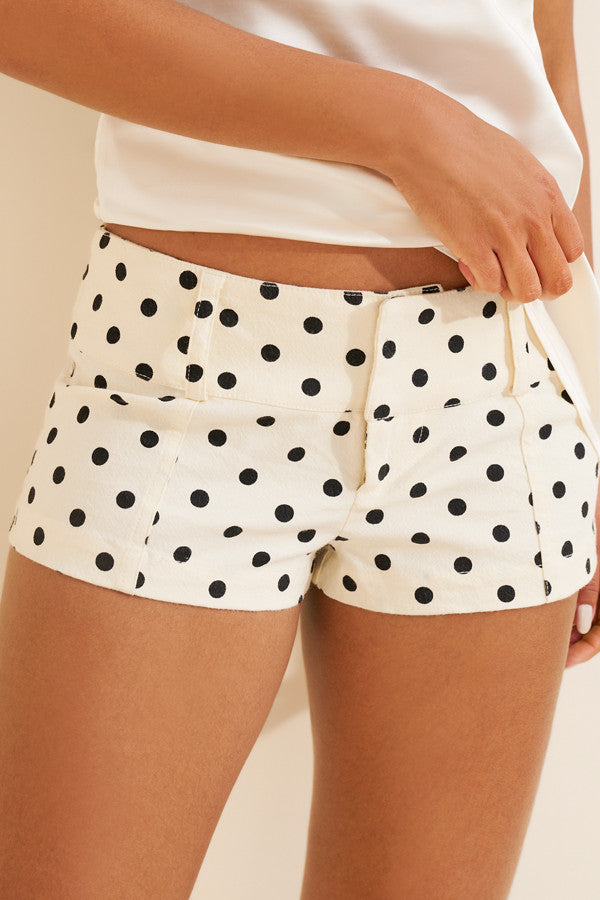 Free People Ana Printed Micro Short M