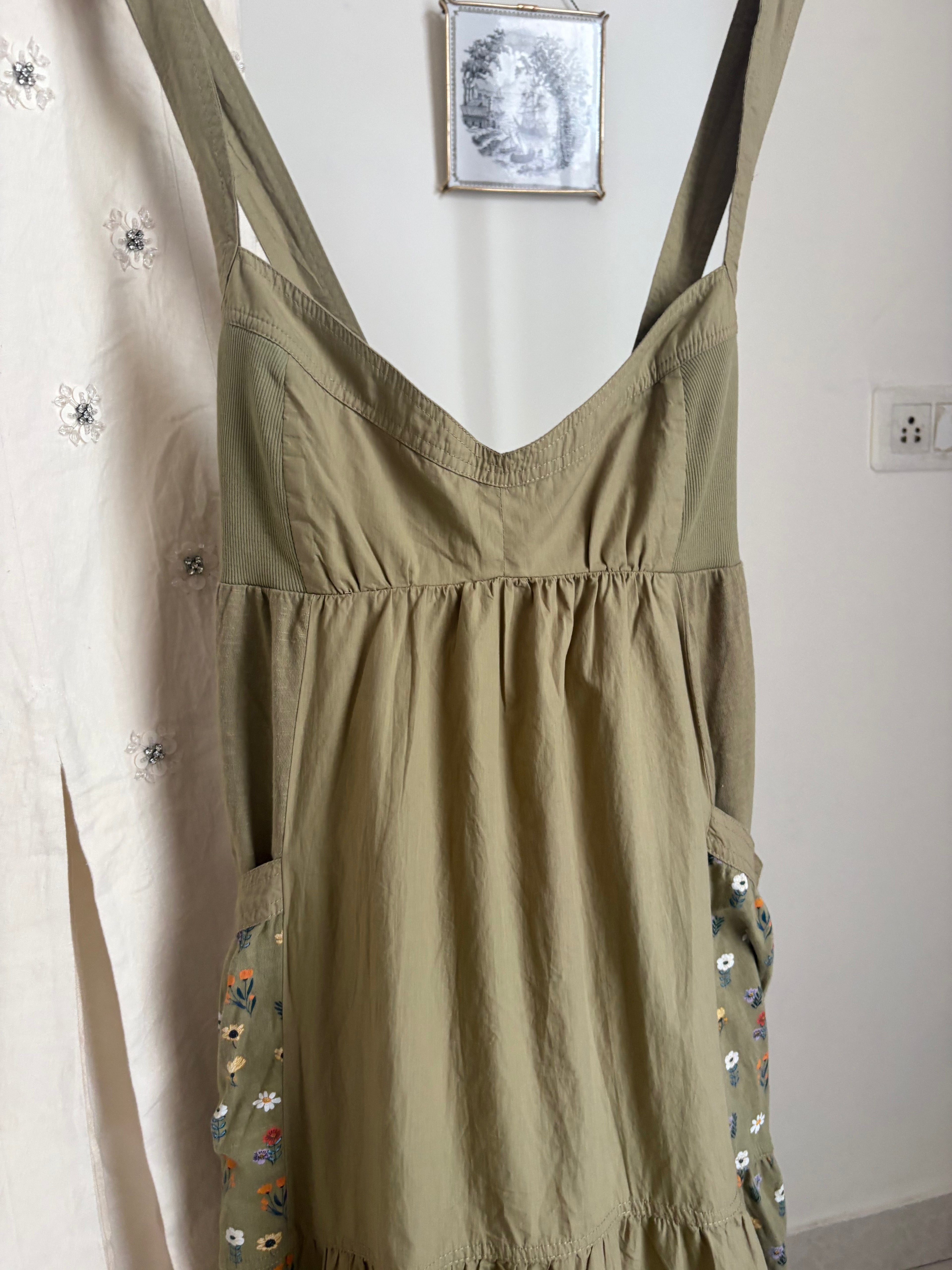 Daily Practice Top Tier Utility Sweetheart Midi Kleid XL
