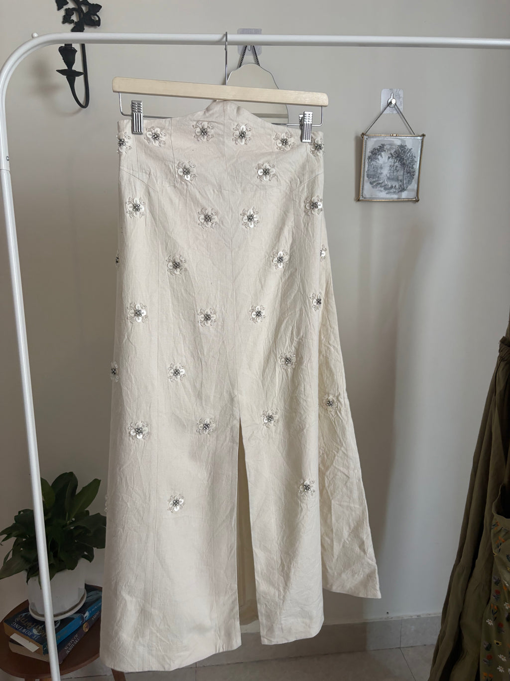 Corset style beaded skirt 28"