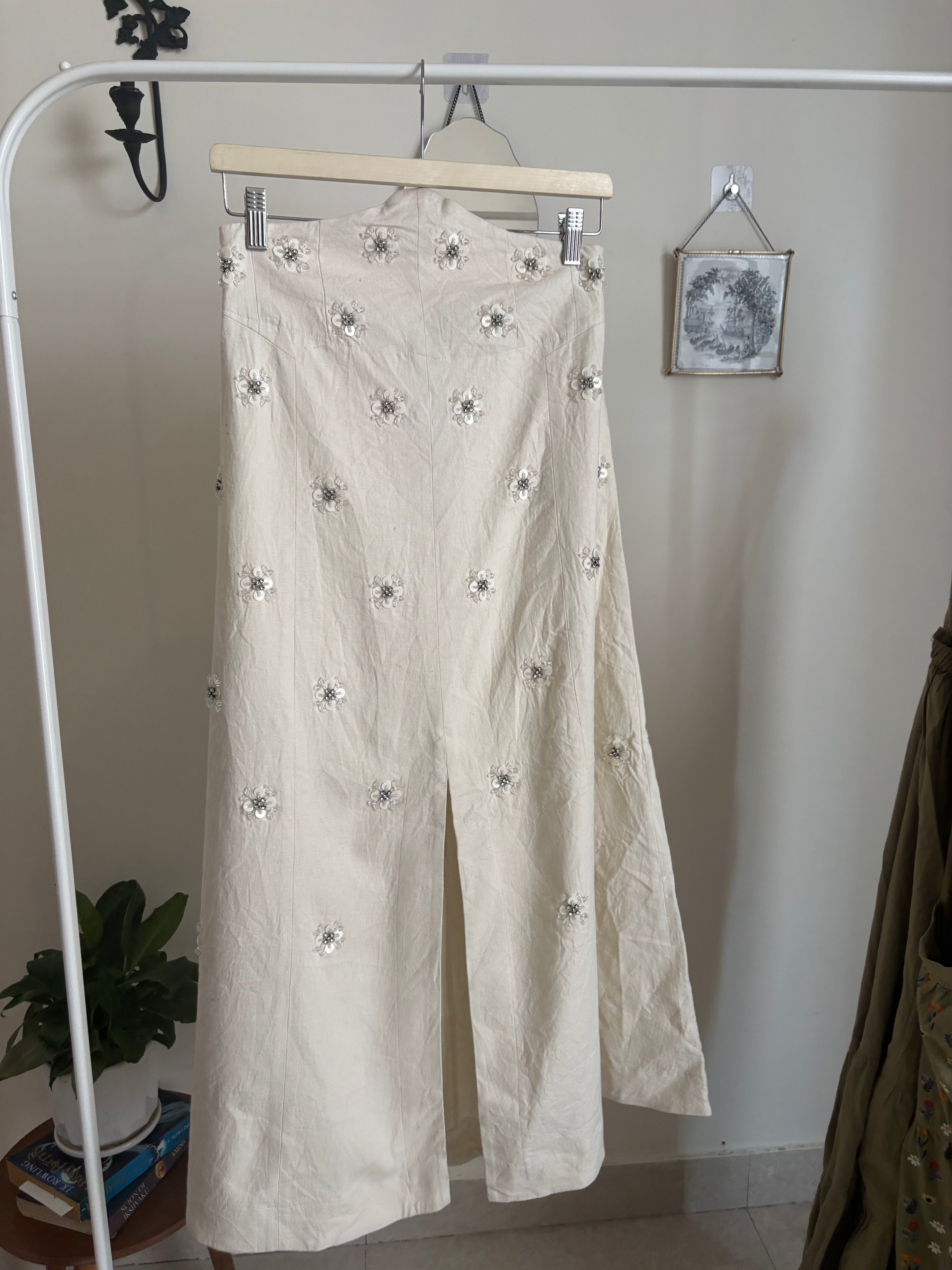 Corset style beaded skirt 28"