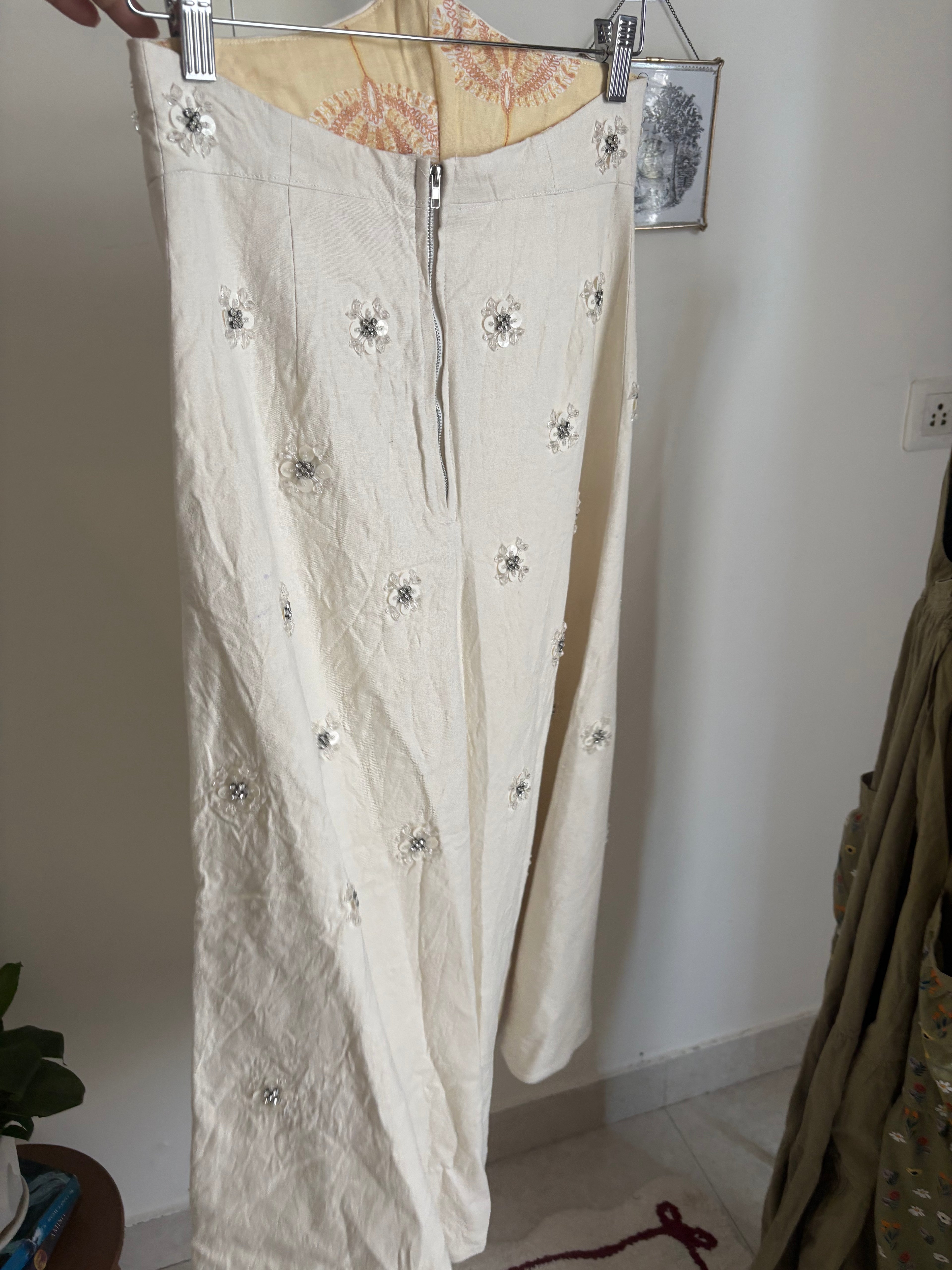Corset style beaded skirt 28"