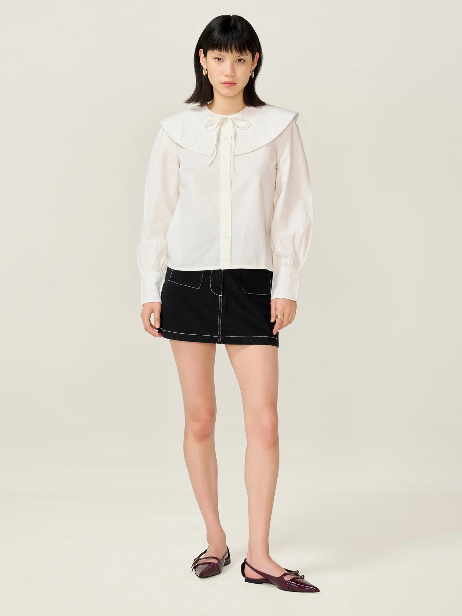 Omnes Helena Top in White XS