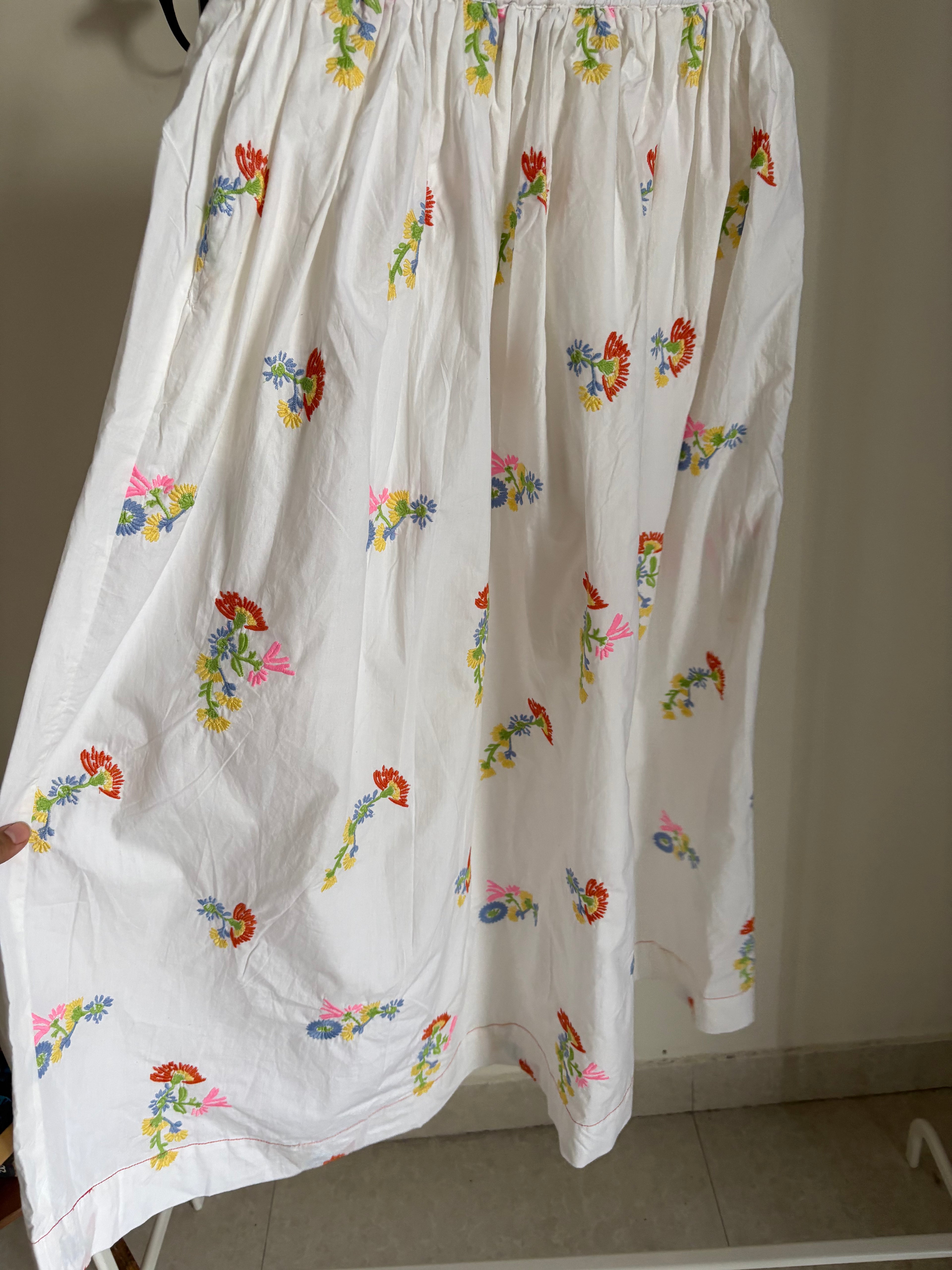 Throttleman skirt embroidered S