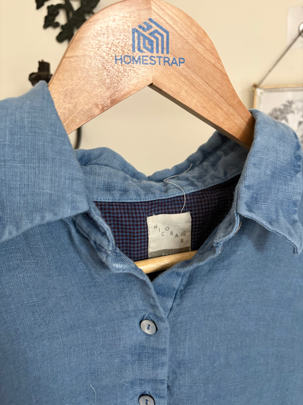 NICOBAR Mati Shirt - Blue S