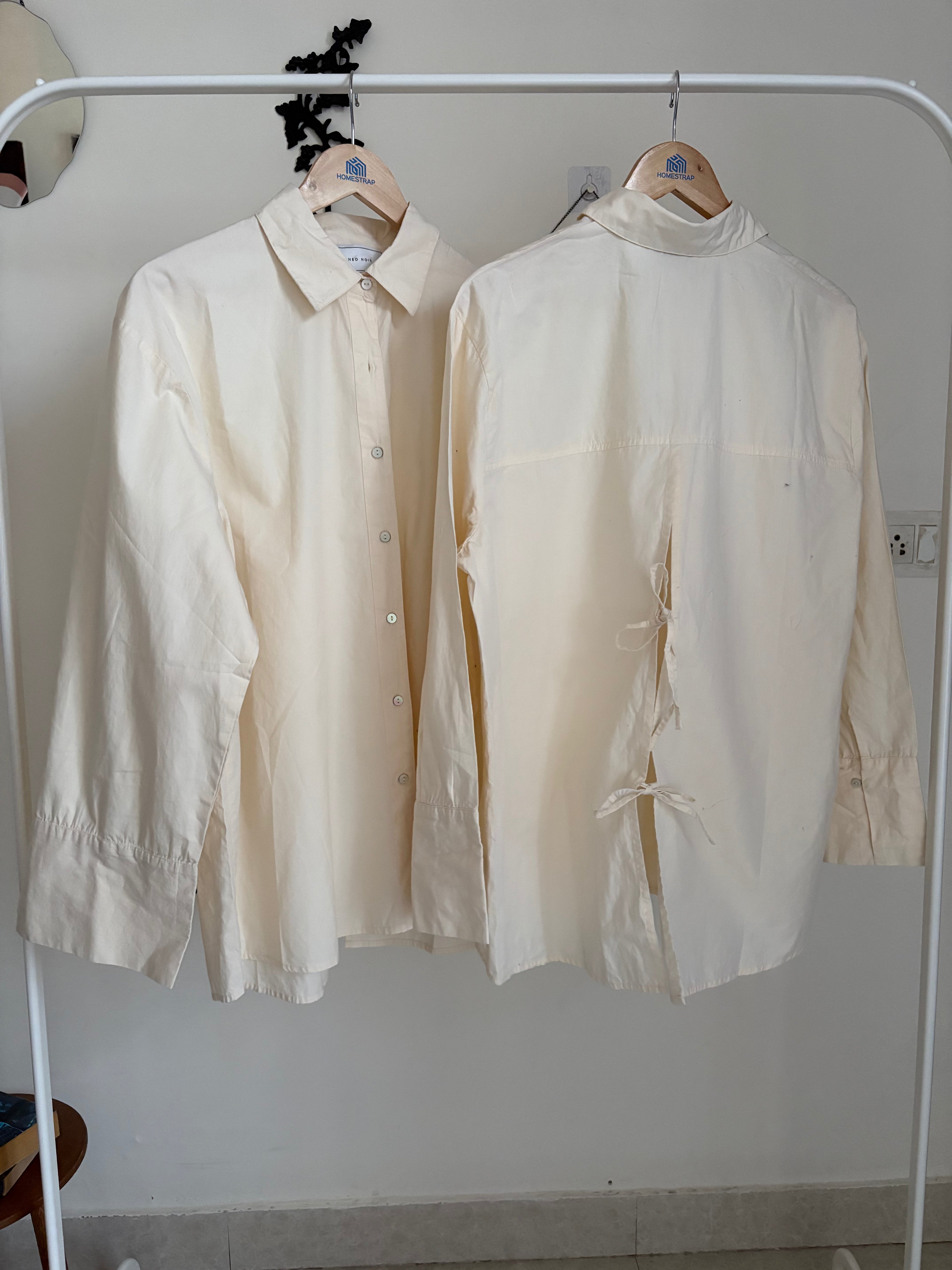 Neo Noir - Skjorte - Ayari C Poplin Shirt - Light Yellow