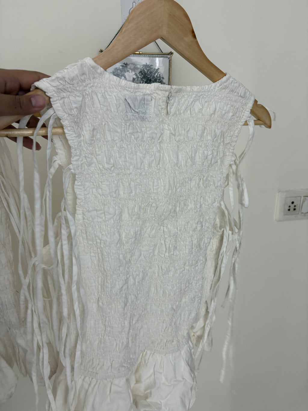 Women's White Becca Cotton Blouse