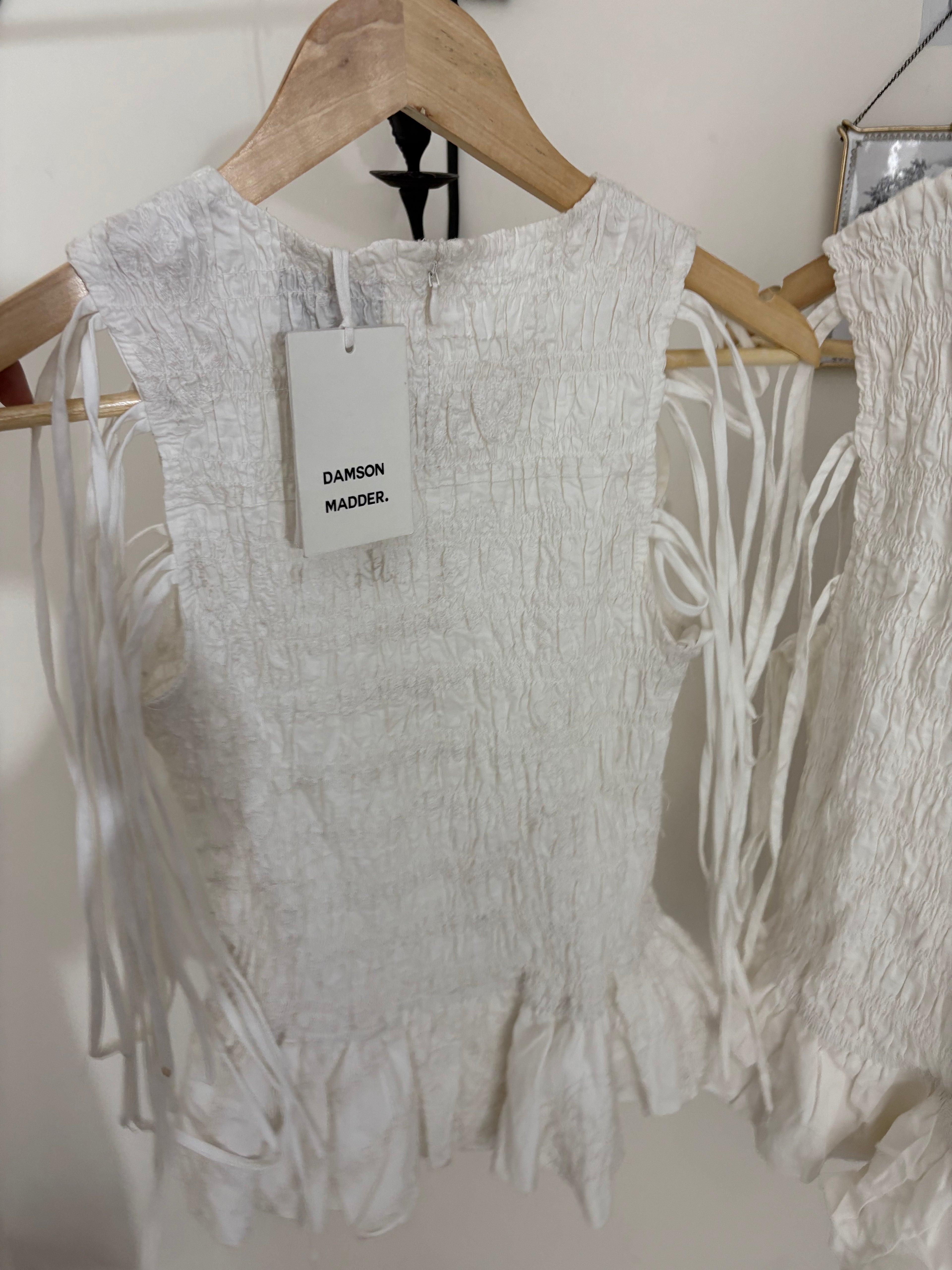 Women's White Becca Cotton Blouse