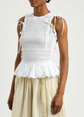 Women's White Becca Cotton Blouse