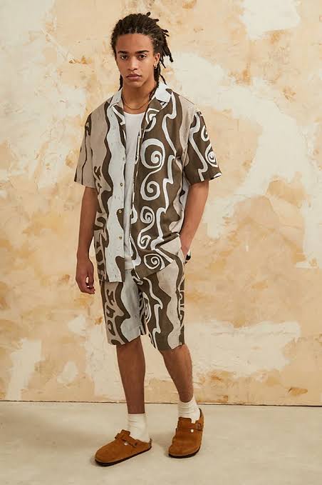 Damson Madder Brown Wave MEN SET L