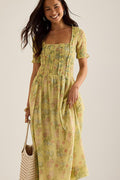 Damson Madder Raphaela Ruffle Midi Dress UK16