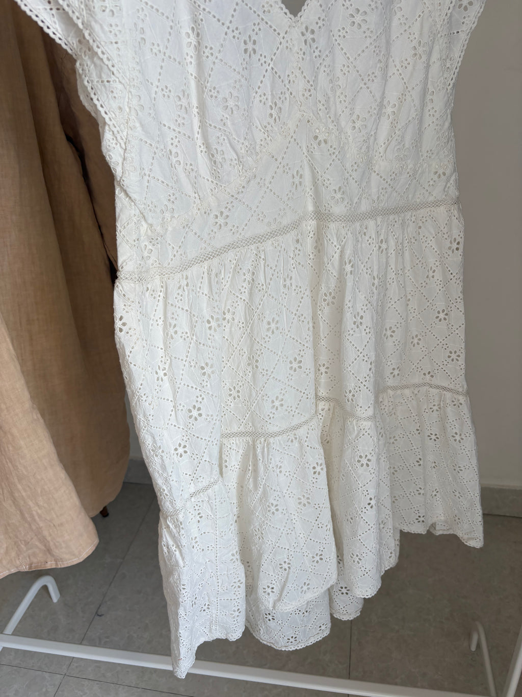 ALL SAINTS EYELET DRESS UK10