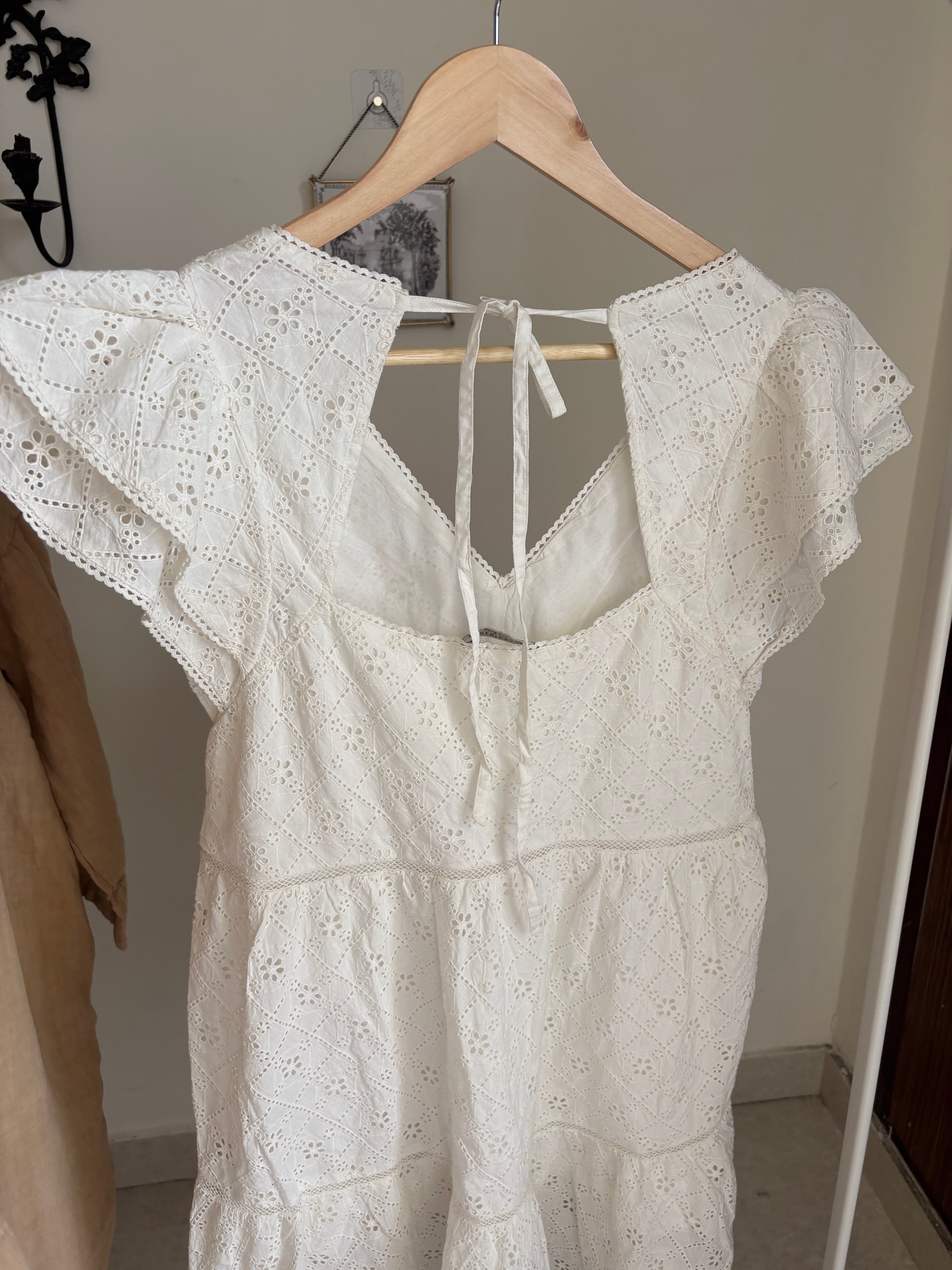 ALL SAINTS EYELET DRESS UK10
