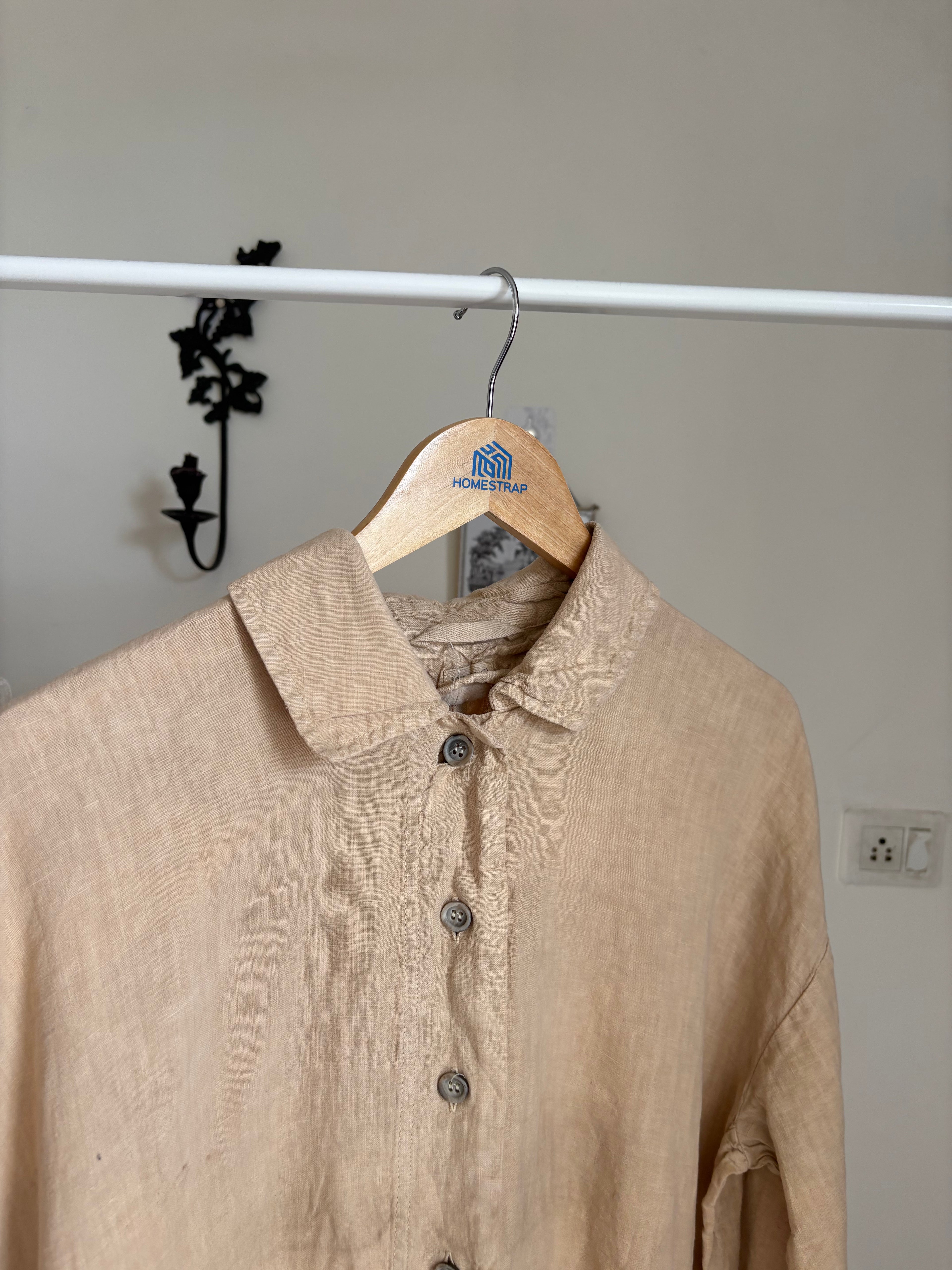 TOAST LINEN SHIRT DRESS L
