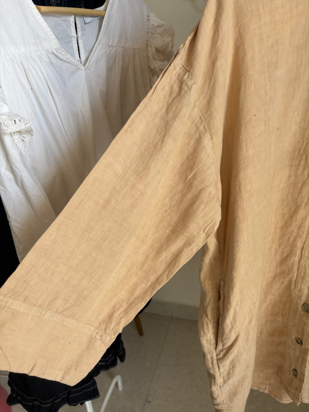 TOAST LINEN SHIRT DRESS L