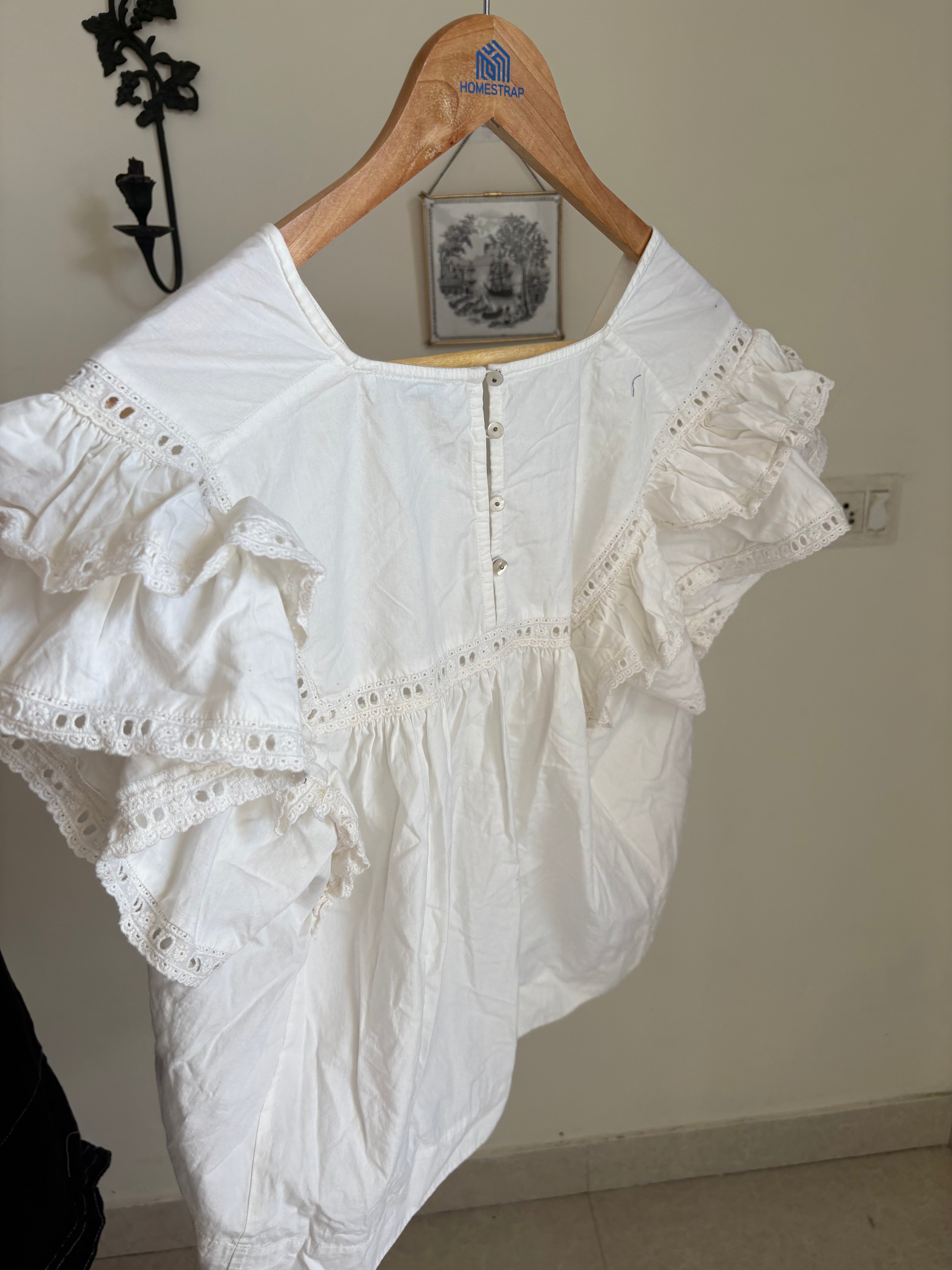 BY BAR AMSTERDAM river poplin blouse | off white S