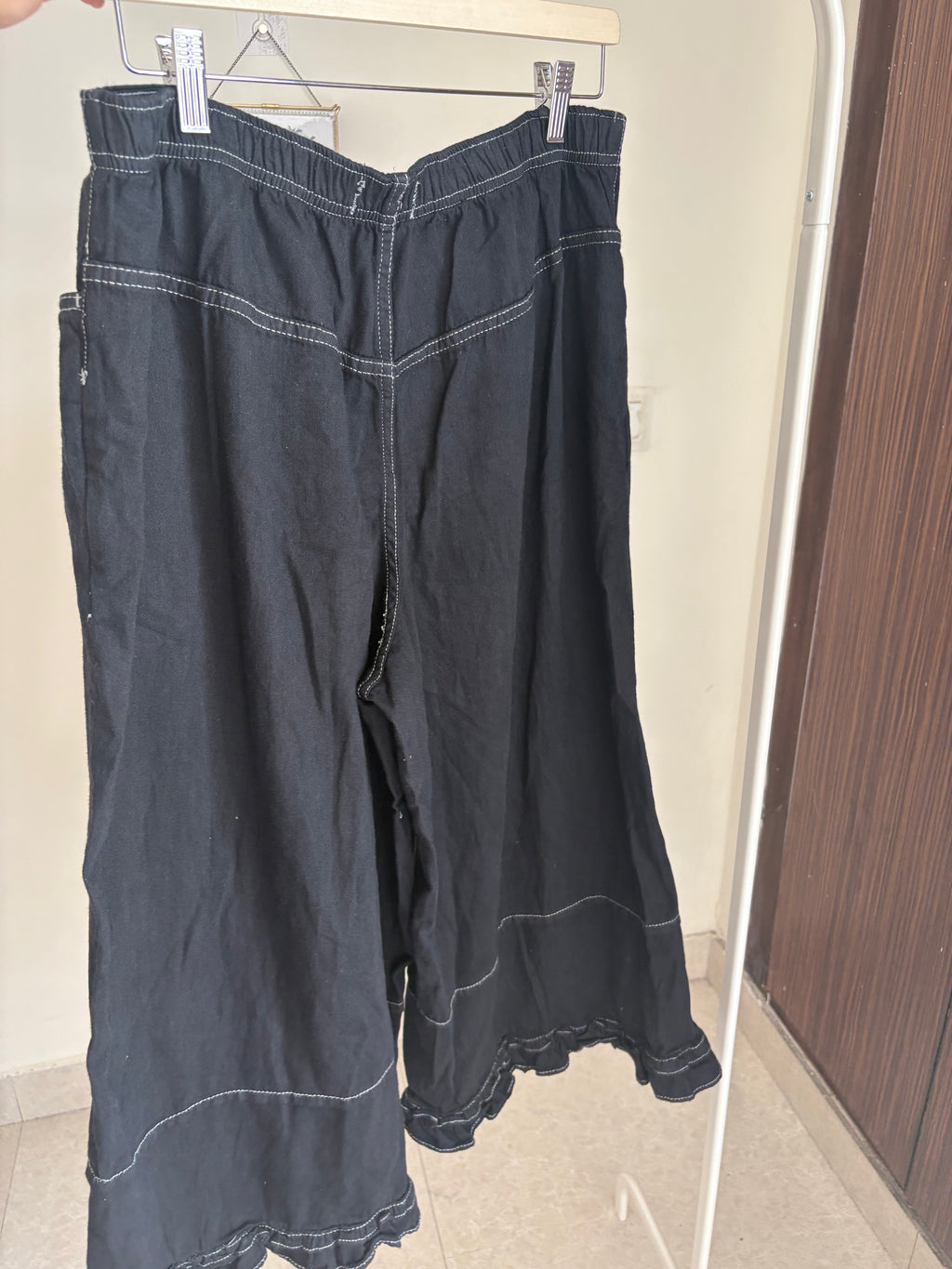 FREE PEOPLE Women's Gray Love Me Not Bloomer Jeans L